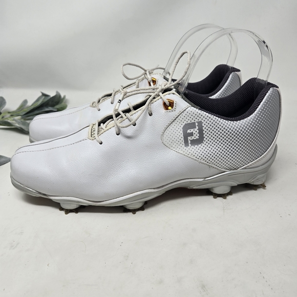 FootJoy D.N.A. Helix Golf Shoes White/Silver Men’s Size 10M - Picture 7 of 8